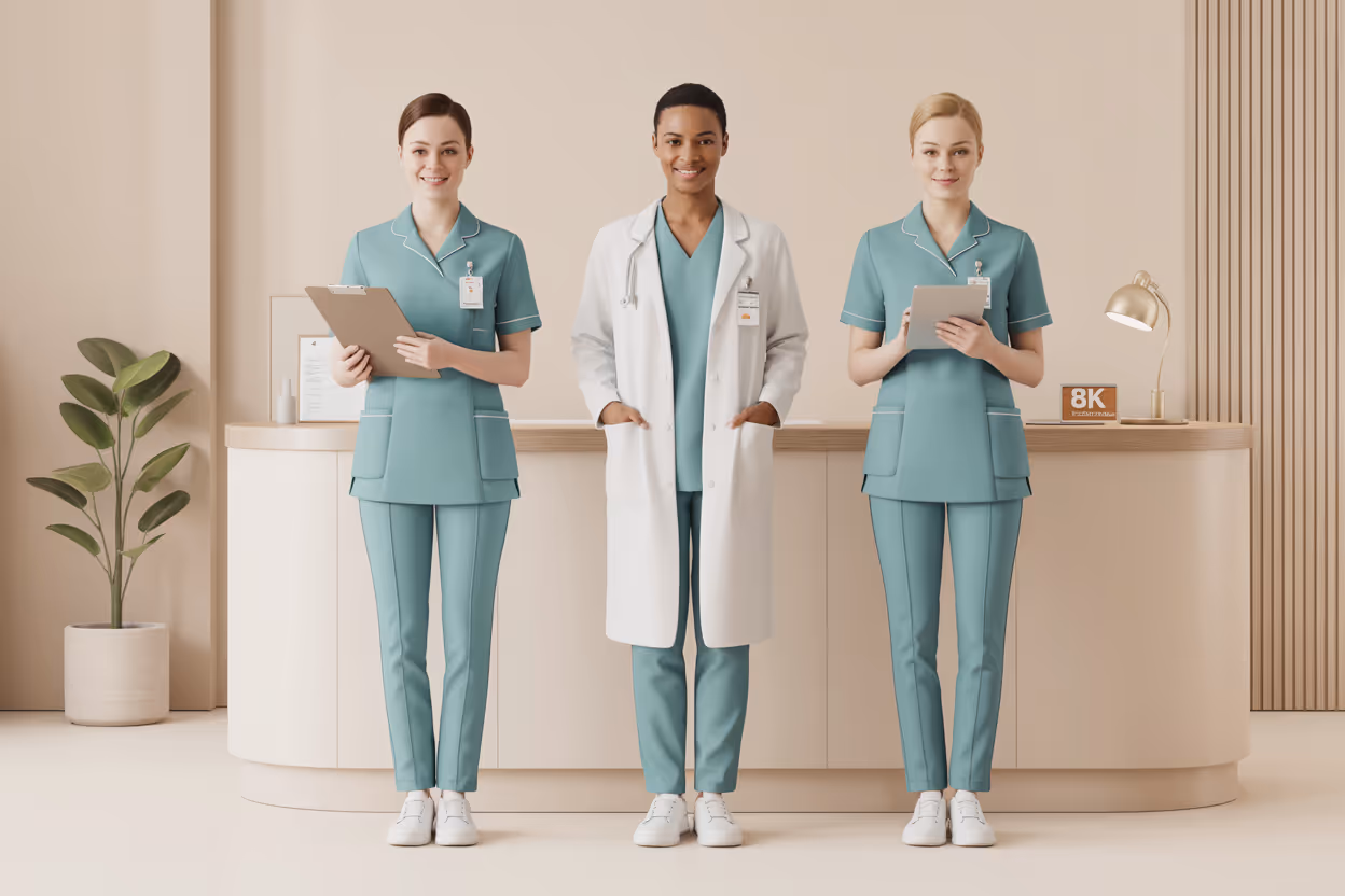 image of different fabric options for a tailors & alteration shop